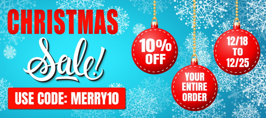 Christmas Sale 10% Off